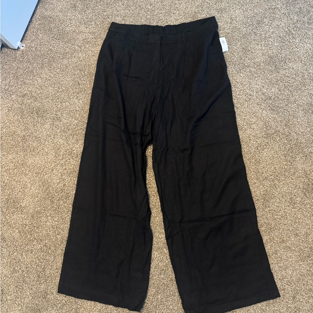 Old Navy, Wide Leg Linen Trouser